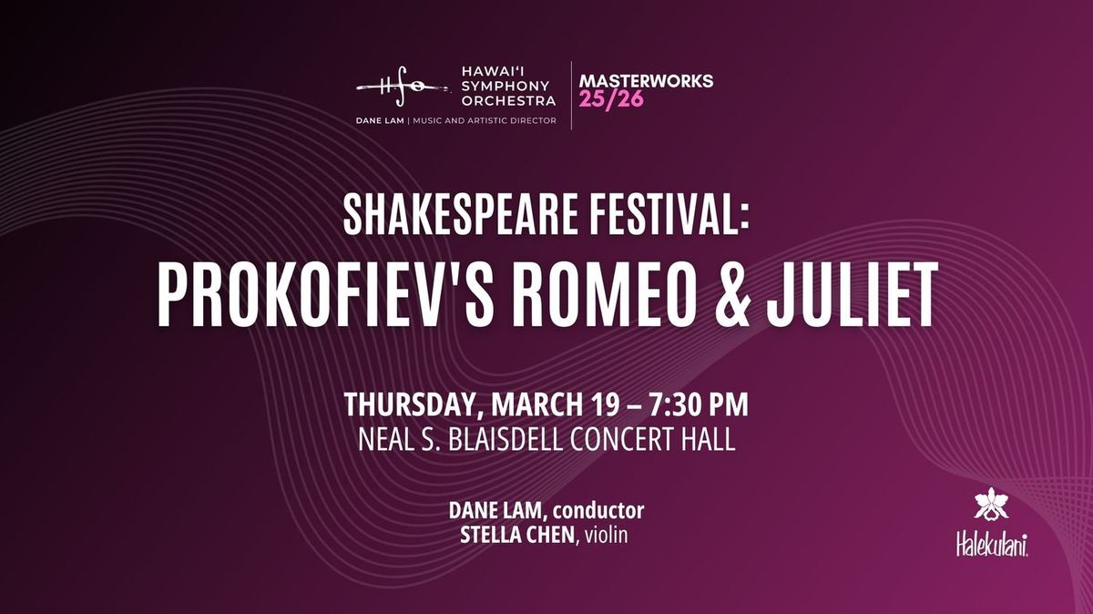 Masterworks Concert - Romeo and Juliet at Roy Thomson Hall, 20 November | Event in Toronto | AllEvents