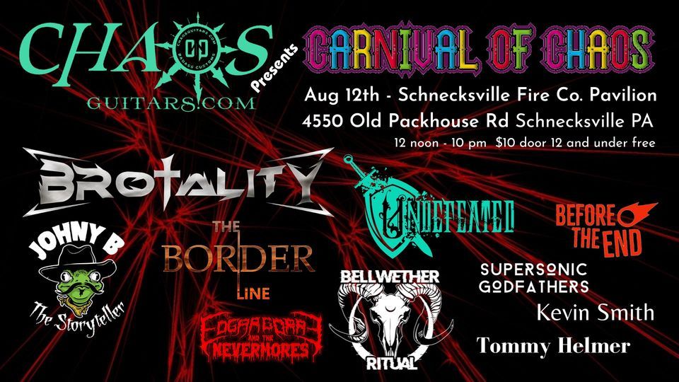 Chaos Guitars Carnival of Chaos 3, August 12 2023 Online Event AllEvents.in