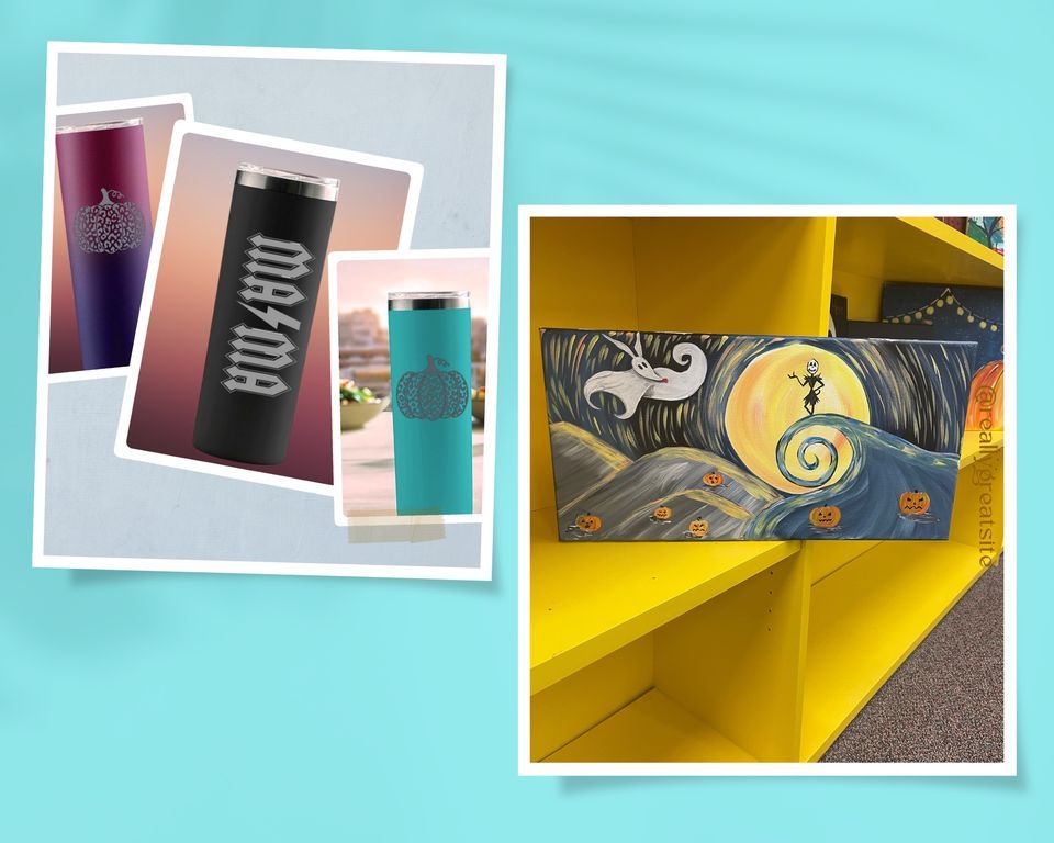 Tumbler Class/This is Halloween 2, Paint and Sip, Kelso, October 29