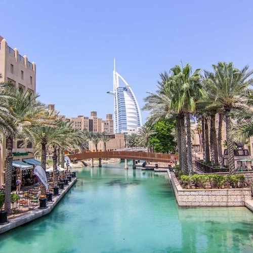 Dubai "the Golden City" Bus Tour with Water Taxi Ride, Dubai Gold Souk