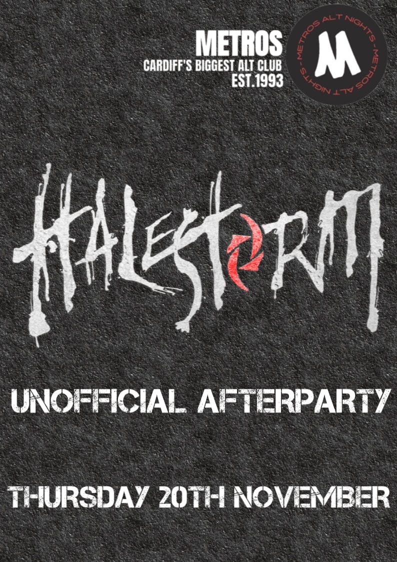 Halestorm Unofficial Afterparty - Thursday 20th November, 20 November | Event in Cardiff | AllEvents
