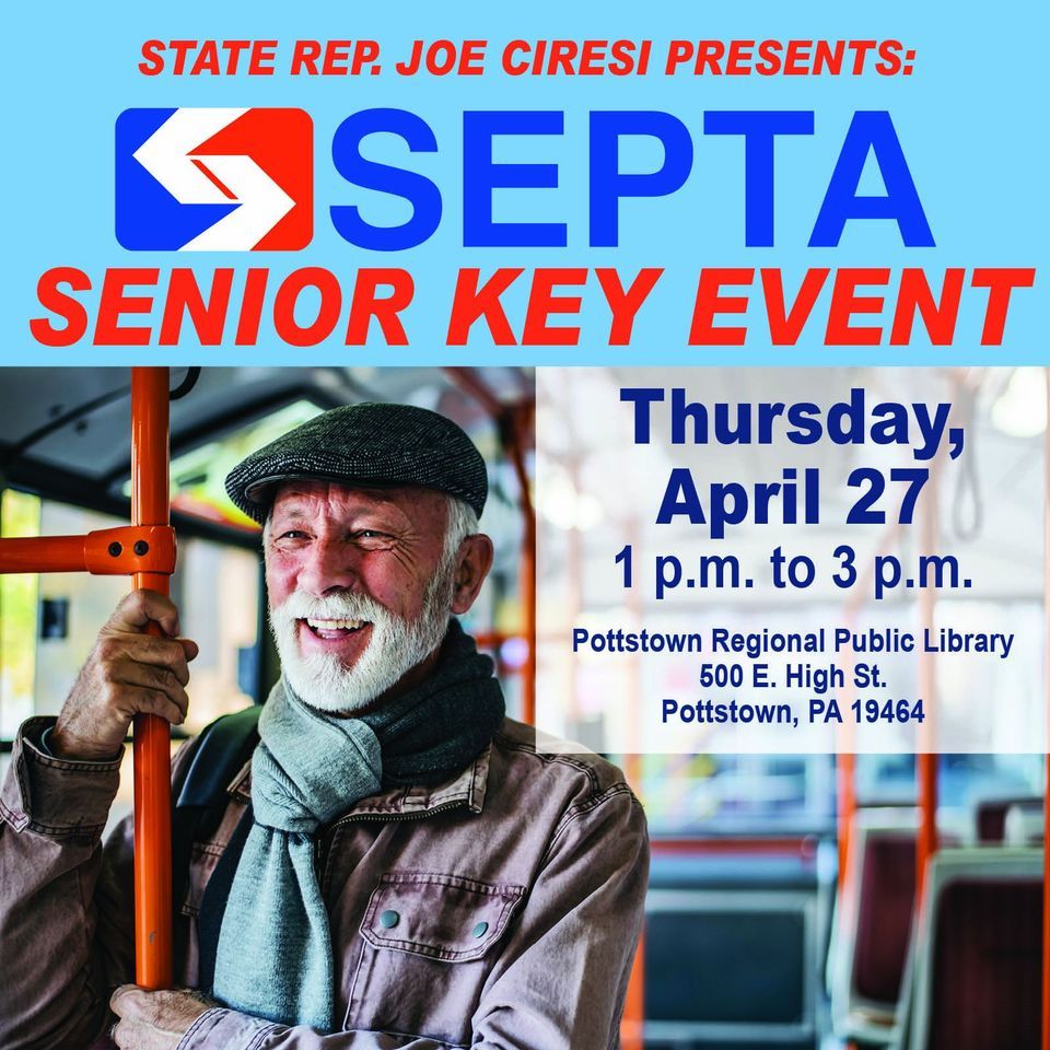 SEPTA Senior Key Card Sign Up Renewal Event Pottstown Regional septa-senior-key-card-sign-up-renewal-event-pottstown-regional