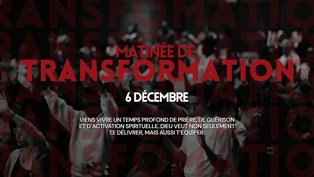 Matinée de transformation, 6 December | Event in Montréal | AllEvents