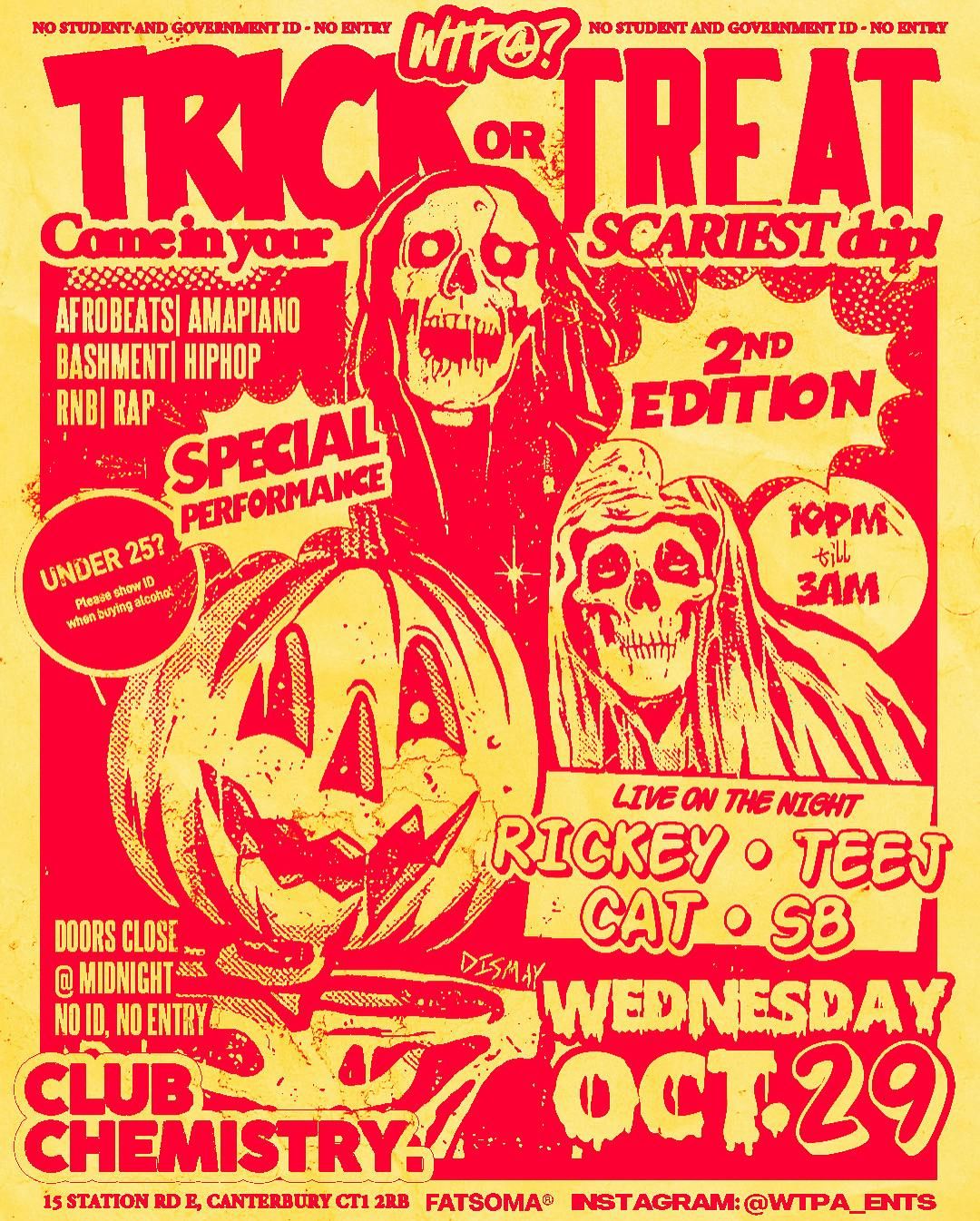 TRICK OR TREAT🍭👻 SPECIAL GUEST PERFORMANCE, 29 October | Event in Canterbury | AllEvents