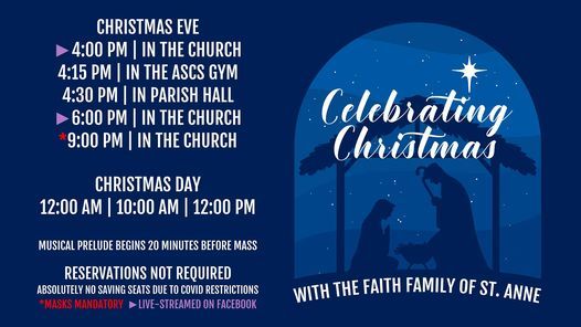 St Anne Church Christmas Mass Schedule St Anne Catholic Church Of Broken Arrow Ok December 24 2020 Allevents In Church Christmas Eve Service Broken Arrow Dec 24 2021