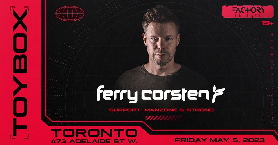 Ferry Corsten Toybox , Toybox, Toronto, 5 May 2023 AllEvents.in