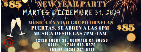 NEW YEAR PARTY 2025, 31 December | Event in Norwalk | AllEvents