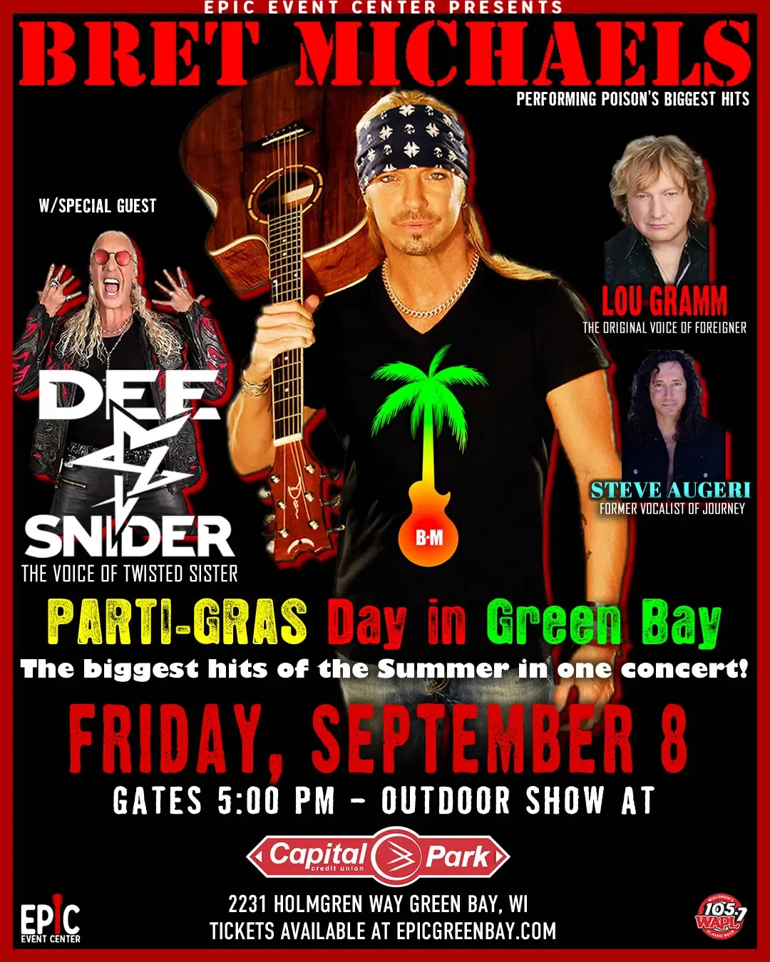 Bret Michaels and Steve Augeri at Fulton County Fairgrounds, 31 August | Event in Wauseon | AllEvents