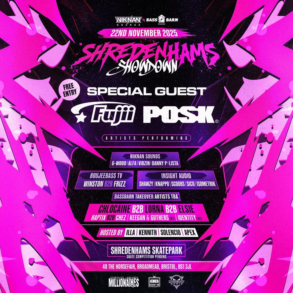 Shredenhams Shakedown, 22 November | Event in Bristol | AllEvents