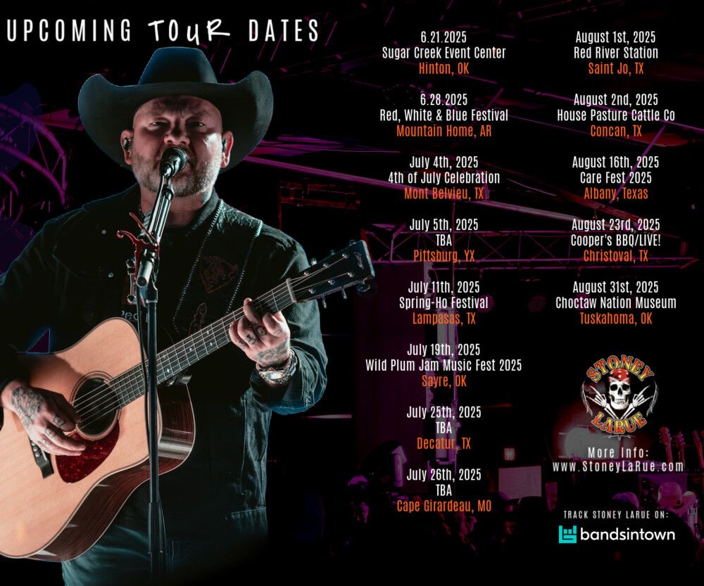 Stoney Larue at John T. Floores Country Store - Indoor, 26 December | Event in Helotes | AllEvents