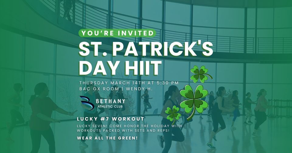 st patricks day workout tank