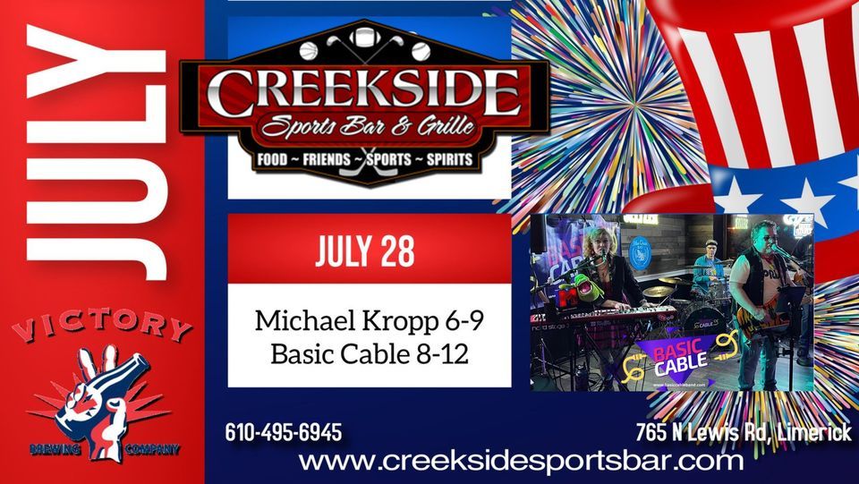 Basic Cable Back to Creekside Grille!, Creekside Sports Bar & Grille