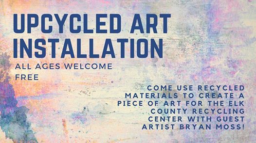 Upcycled Art Installation At Elk County Community Recycling Center