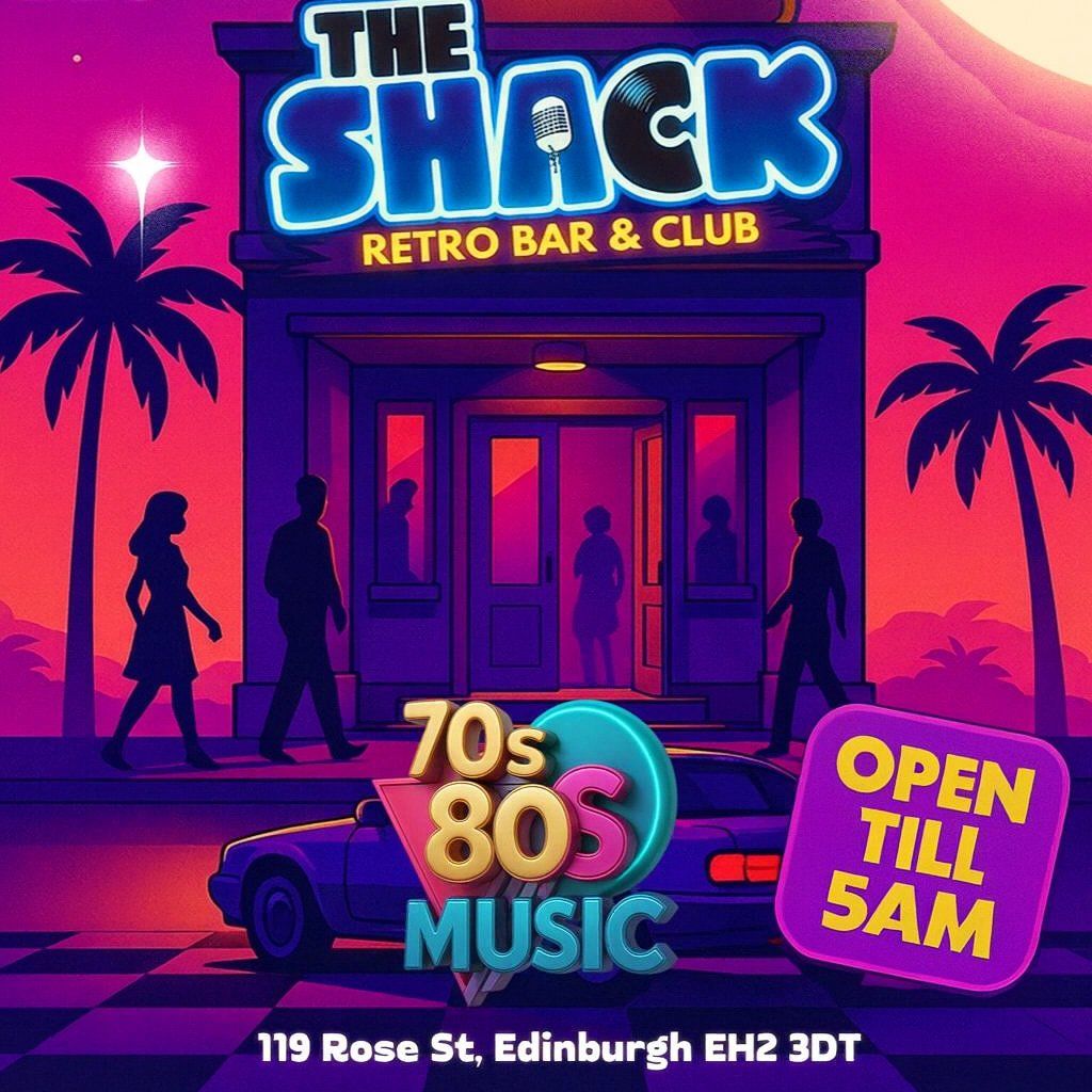 New Year's Eve 2025 at The Shack Retro Bar & Club, 31 December | Event in Edinburgh | AllEvents