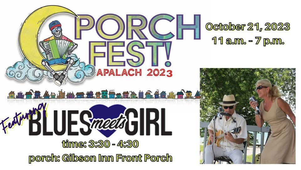 2023 Porch Fest Apalach ft. Blues Meets Girl, Lafayette Park, Apalachicola, Fl, October 21 2023