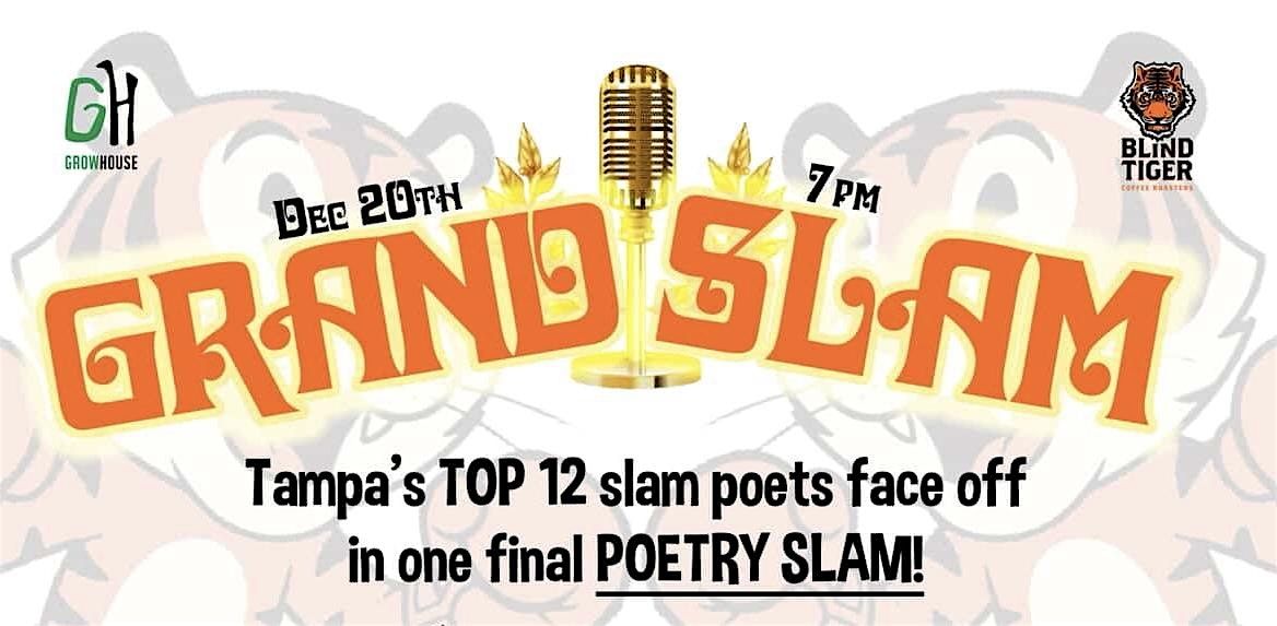 Poetry Grand Slam, 20 December | Event in Tampa | AllEvents