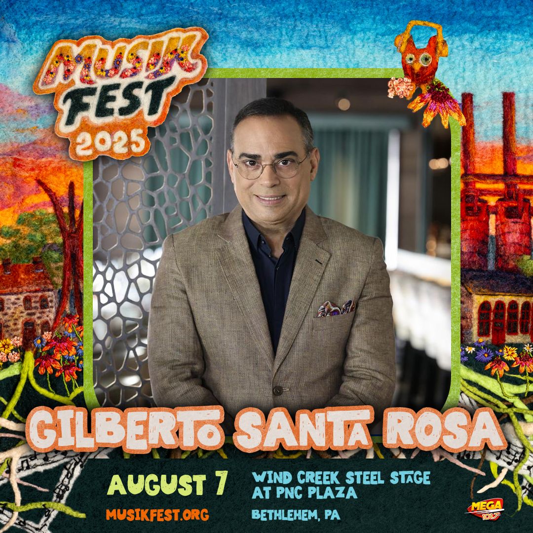 Musikfest - Gilberto Santa Rosa at Bethlehem Musikfest Grounds - Wind Creek Steel Stage at PNC Plaza, 7 August