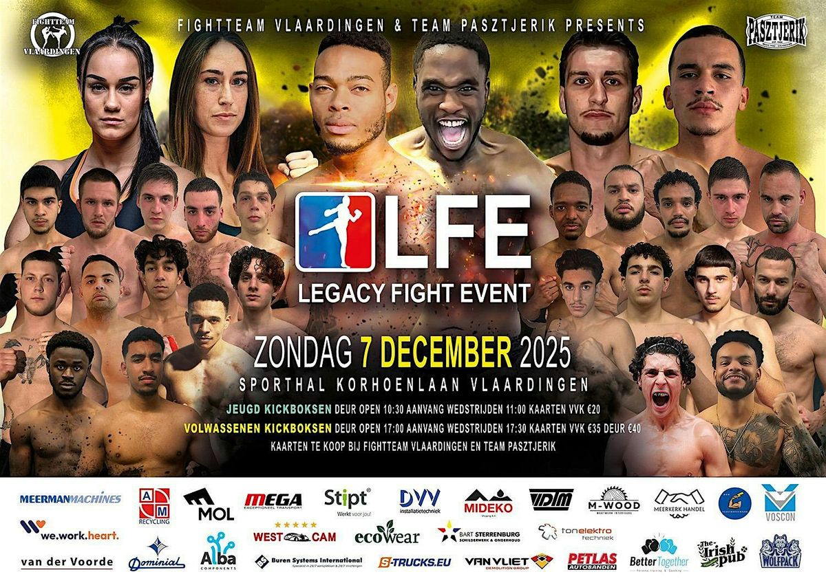 Legacy Fight Event, 7 December | Event in Vlaardingen | AllEvents