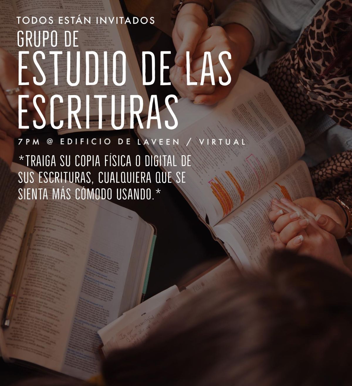 Grupo de Estudio de las Escrituras, 28 August | Event in Phoenix | AllEvents