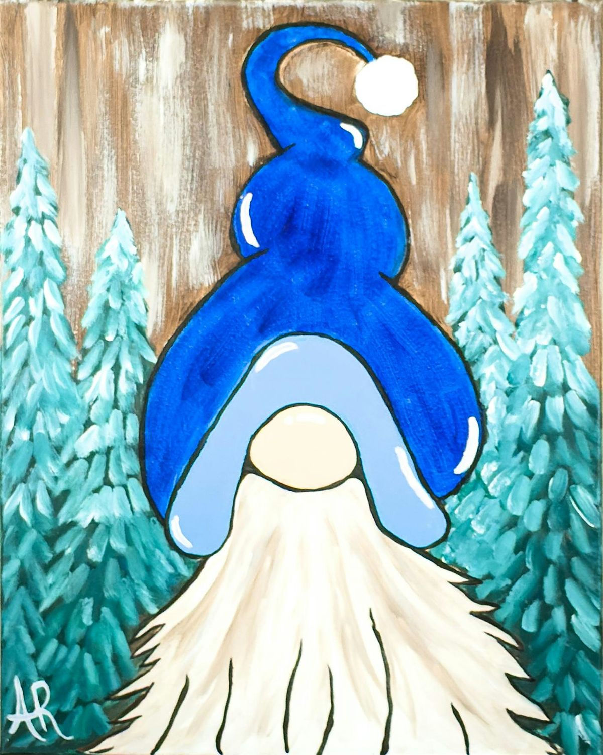 Toledo Paint & Sip Party – Blue Winter Gnome, 13 December | Event in Toledo | AllEvents