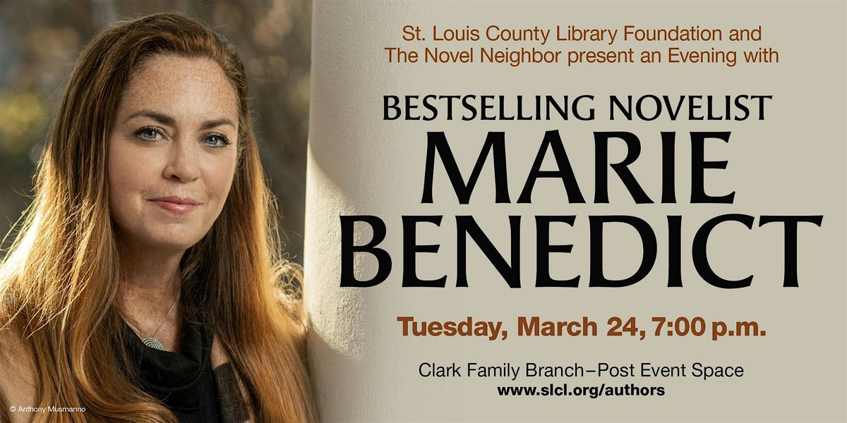 Author Event - Marie Benedict, "Daughter of Egypt", 24 March | Event in St. Louis | AllEvents