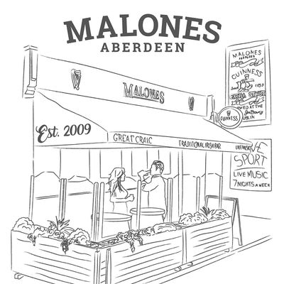 Malones Irish Bar logo