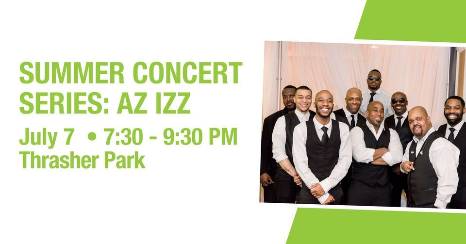Summer Concert Series Az IzZ, Thrasher Park, Norcross, July 7 2023 AllEvents.in