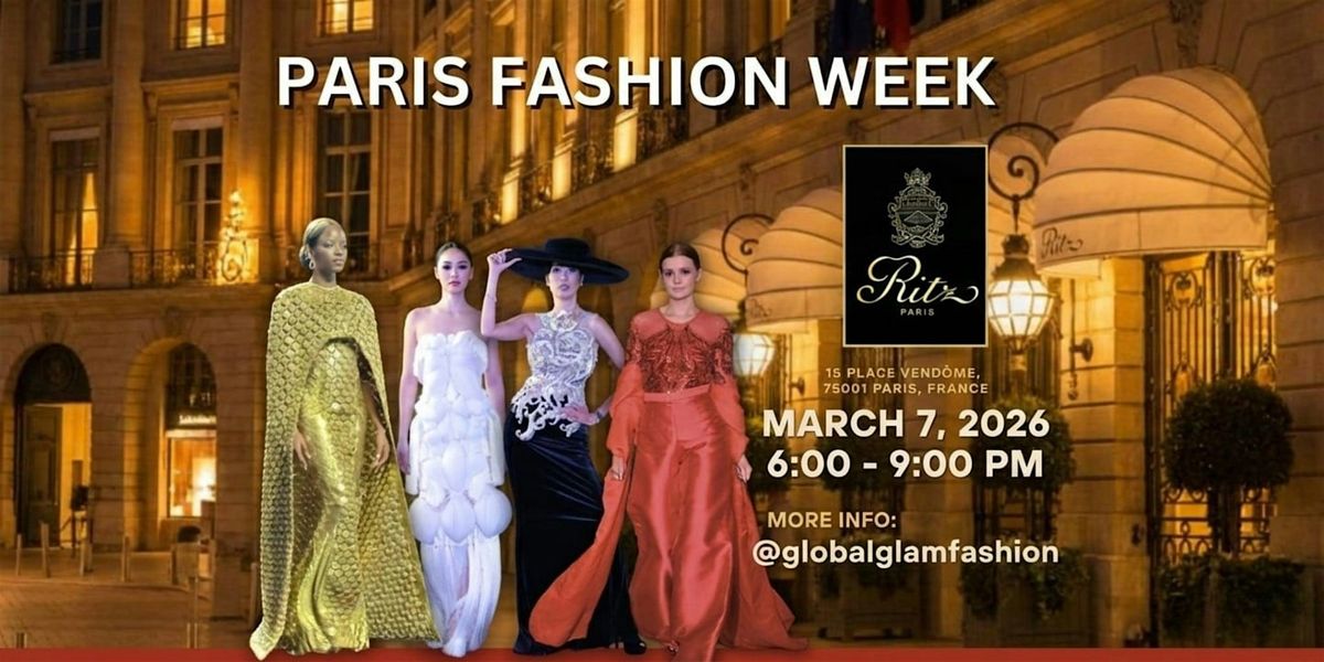RUNWAY FASHION SHOW AT RITZ HOTEL: PARIS FASHION WEEK