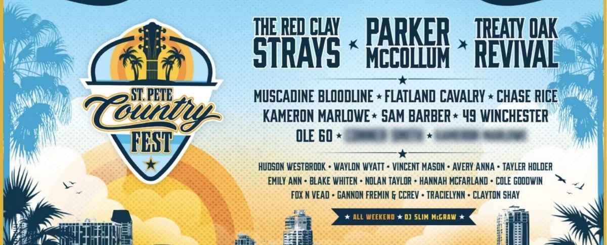 St. Pete Country Fest - Saturday at Vinoy Park, 22 November | Event in Saint Petersburg | AllEvents