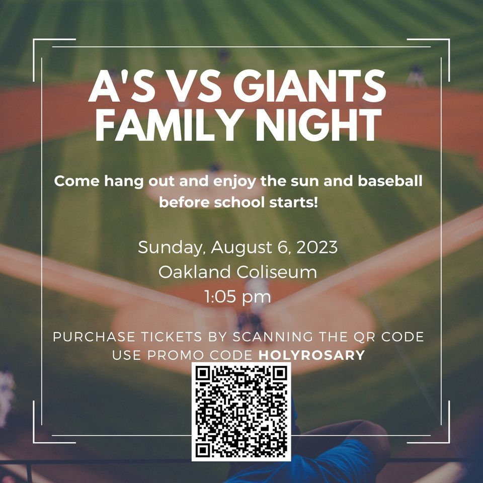 Battle of the Bay Day at the Ballpark, Oakland Coliseum. Oakland A's