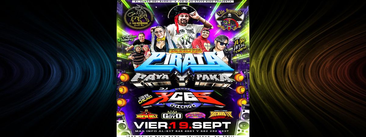 SONIDO PIRATA, DJ XCES & MÁS, 19 September | Event in Arlington | AllEvents
