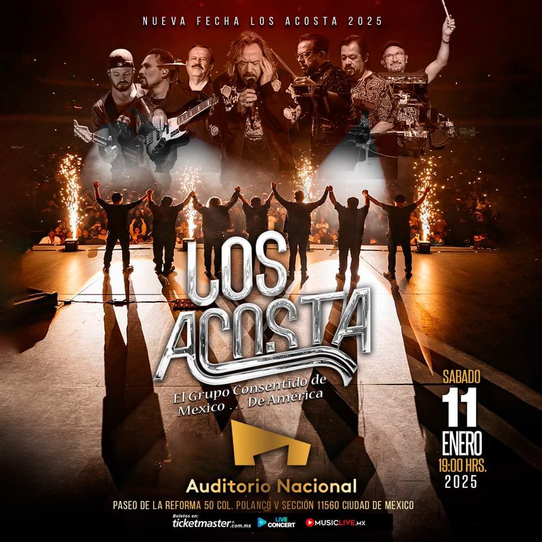 Los Acosta Ciudad de México Tickets, 14 February | Event in Ciudad de México | AllEvents