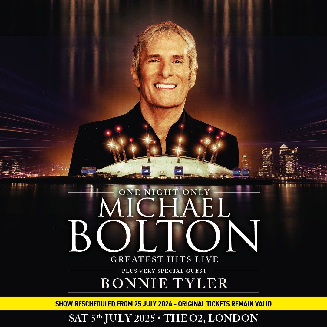 Michael Bolton at O2 Arena - London, 5 July | Event in London | AllEvents
