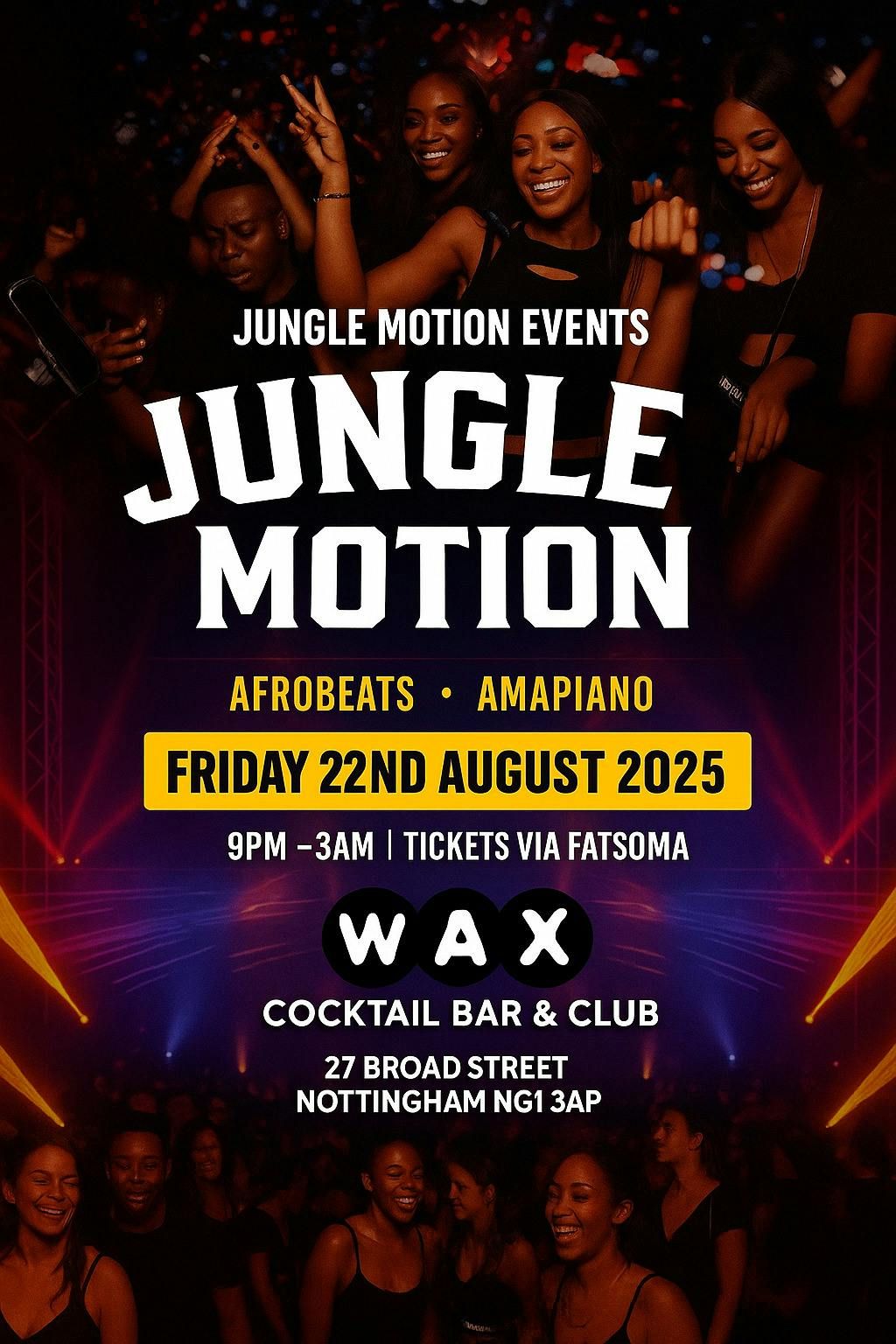 Jungle Motion Events, 22 August | Event in Nottingham | AllEvents