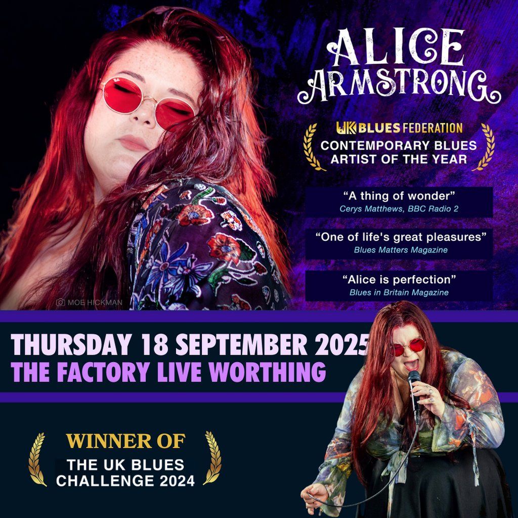 Alice Armstrong, 18 September | Event in Worthing | AllEvents