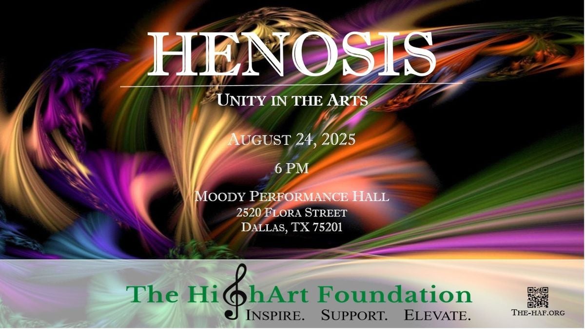 HENOSIS: Unity Concert at Moody Performance Hall, 24 August | Event in Dallas | AllEvents