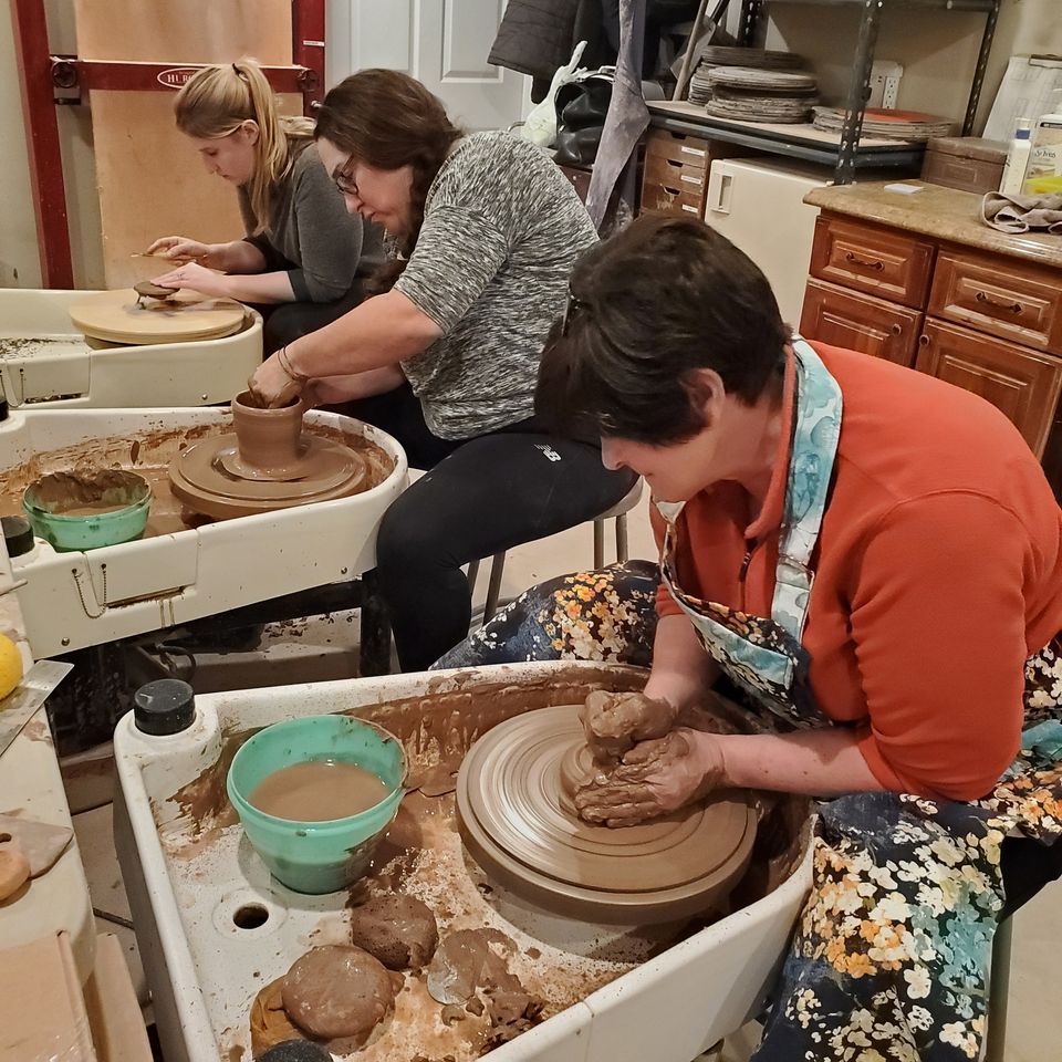 Daytime Pottery Class, Burnt Mill Potters Pottery Studio, Branchburg