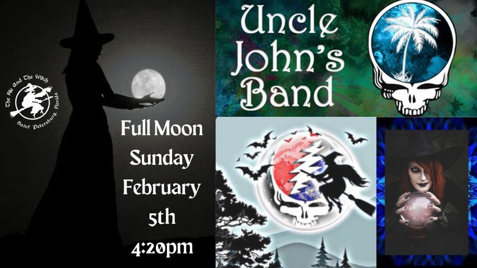 Full Moon Sunday Courtyard Concert with Uncle Johns Band at the Witch 2