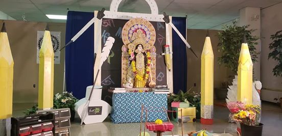 Saraswati Puja At Shiva Vishnu Temple North Royalton