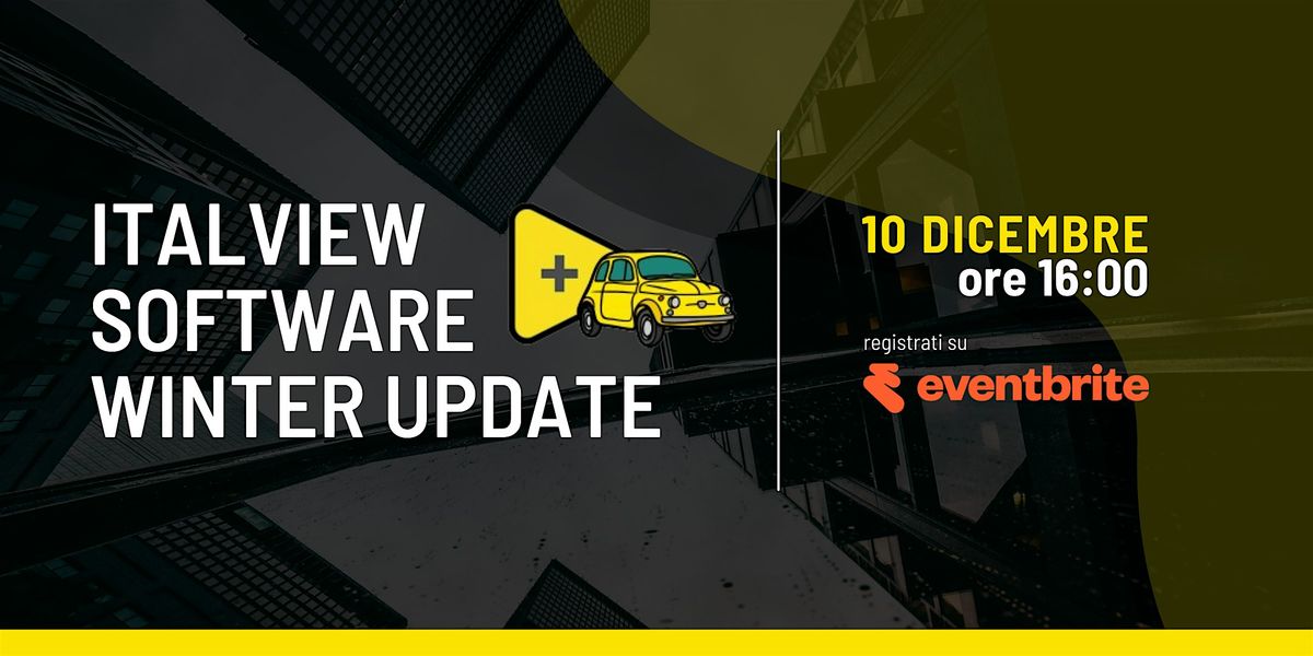 ItalVIEW Software Winter Update - TORINO, 10 December | Event in Grugliasco | AllEvents