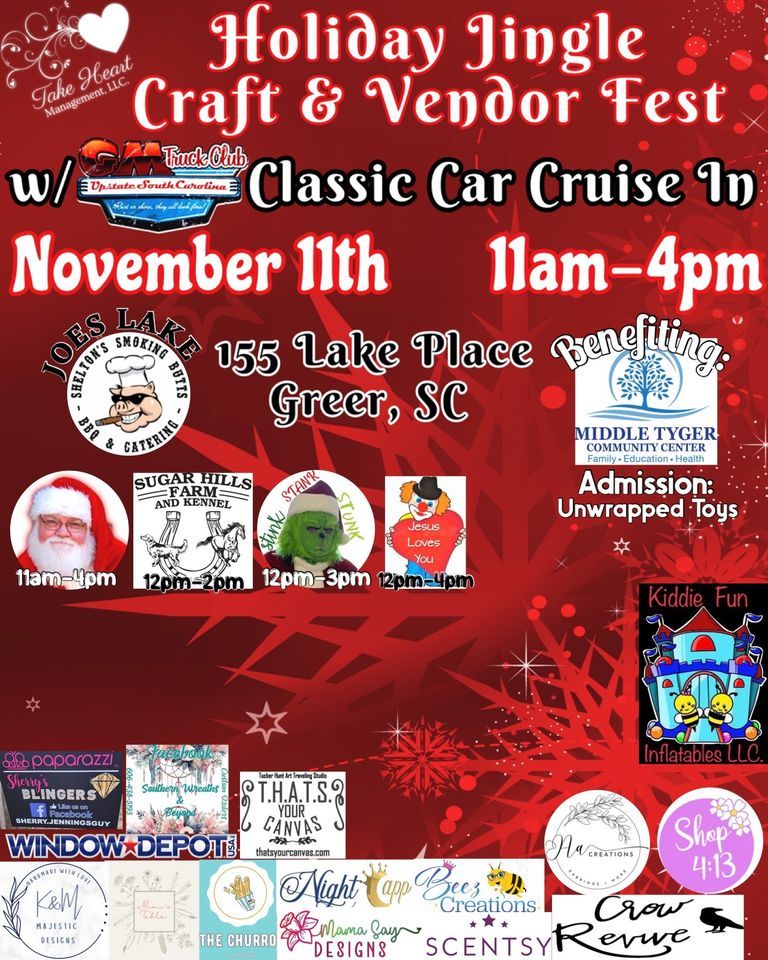 Holiday Jingle Craft & Vendor Fest with GM Truck Club Classic Car Cruise In, 11 November | Event in Lyman