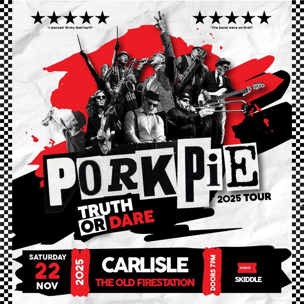 PorkPie Live plus Root System at The Old Firestation, Carlisle, 22 November | Event in Carlisle | AllEvents