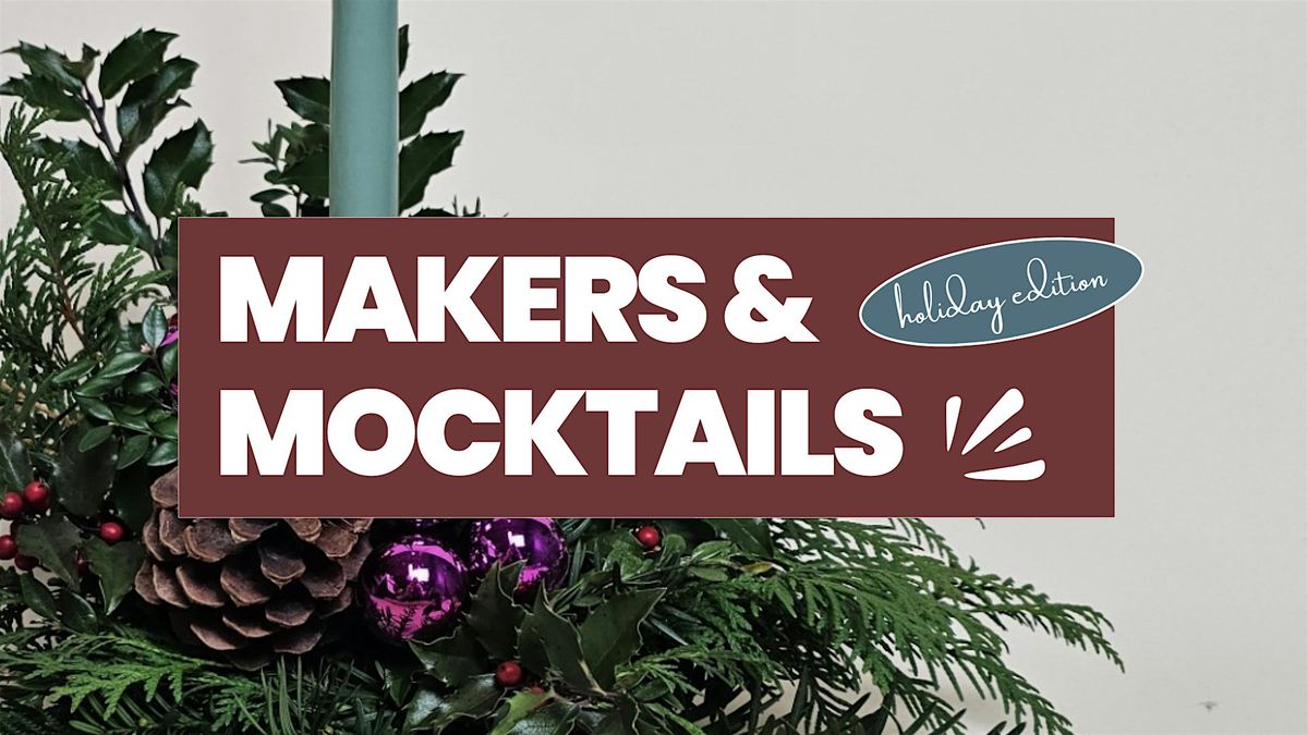 Makers & Mocktails: Holiday Candle Centerpiece, 16 December | Event in Somerville | AllEvents