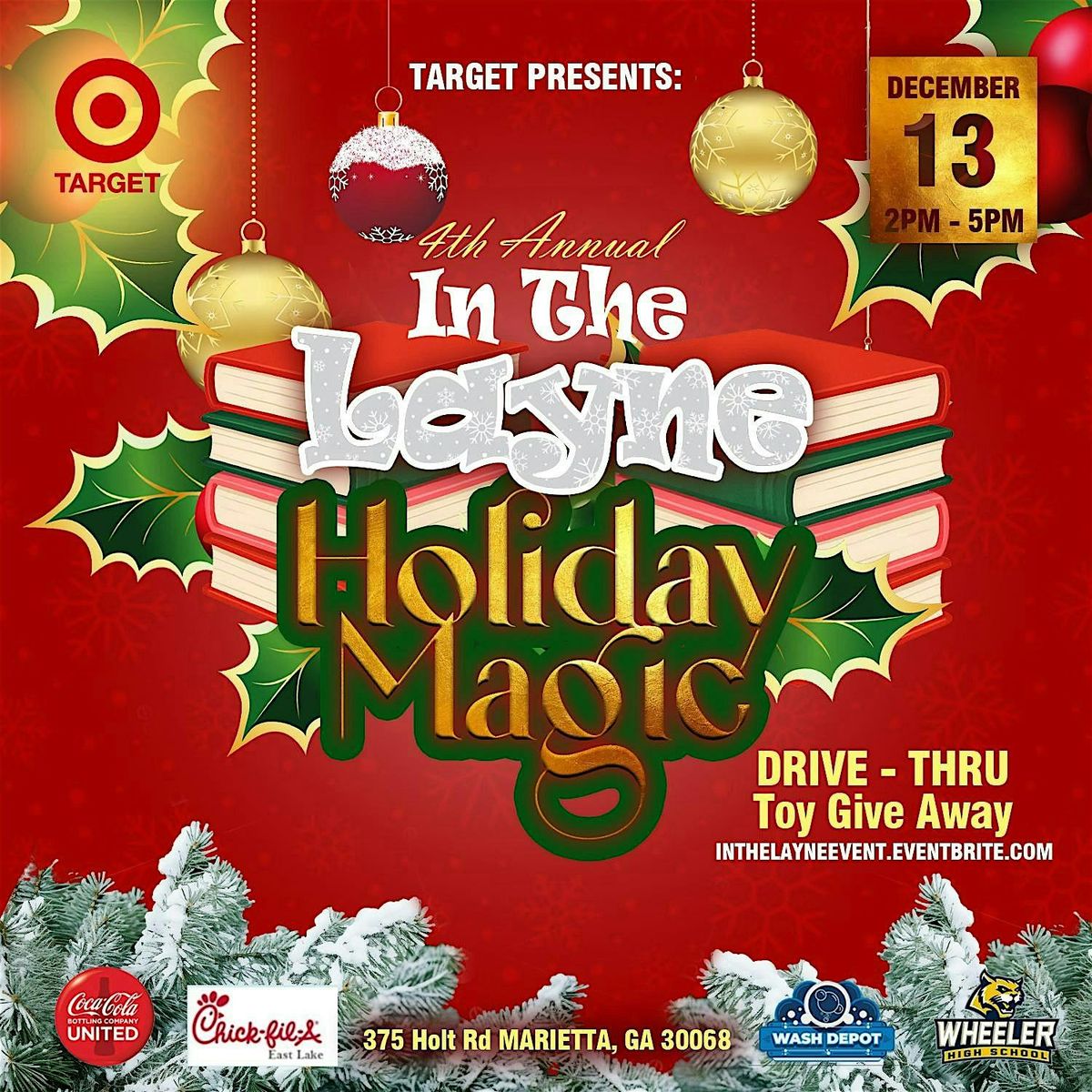 Target presents 4th Annual In The Layne Holiday Magic, 13 December | Event in Marietta | AllEvents
