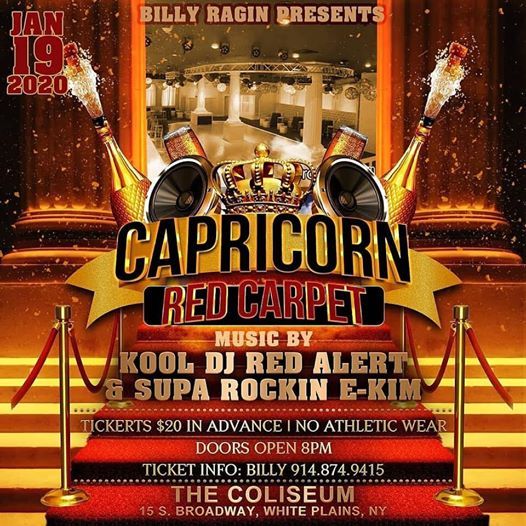 Capricorn Red Carpet Affair 20 Advance Tickets At Coliseum Night