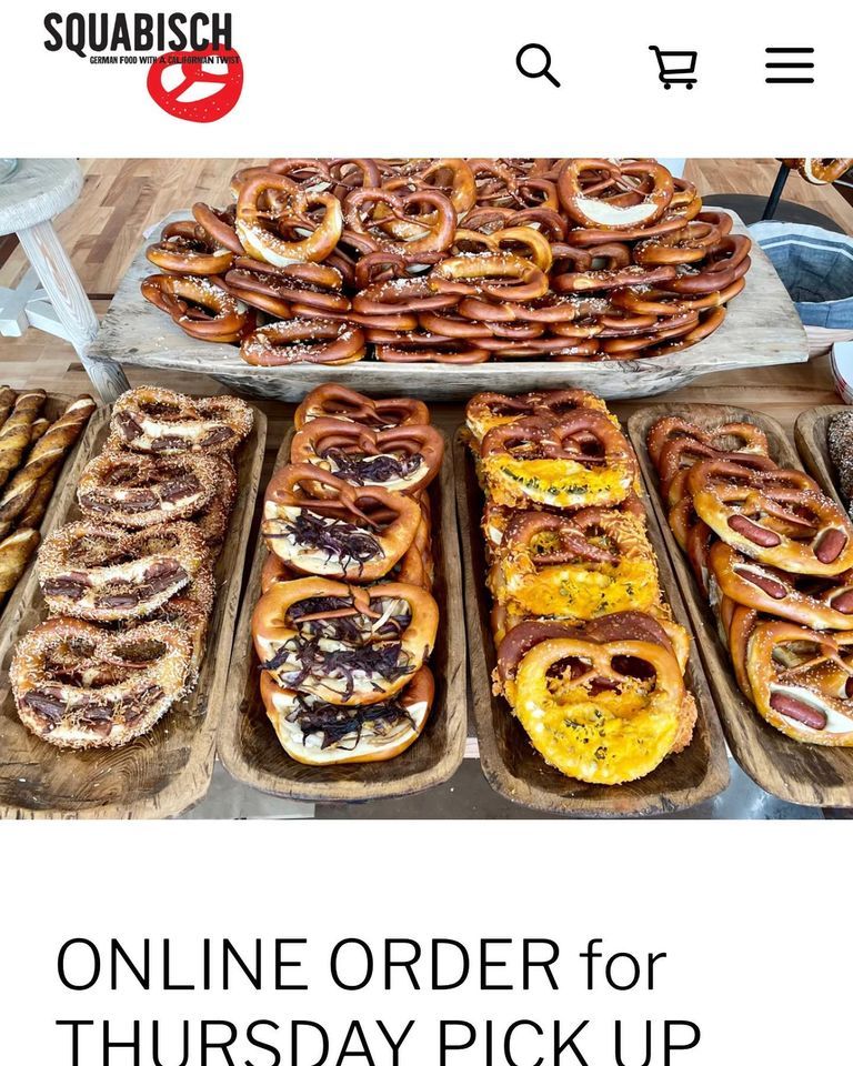 Squabisch Pretzel Class inperson April 18th, 1585 Solano Ave