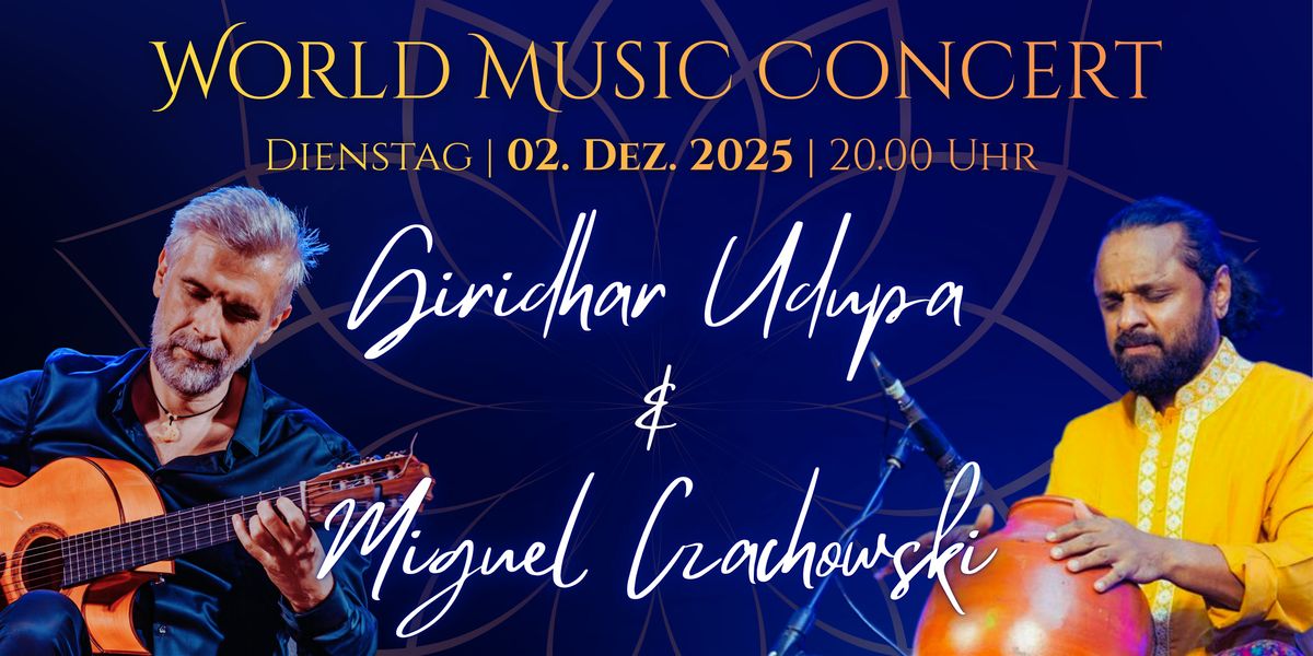 World Music HIGHLIGHT - Masters of Flamenco Guitar & Indian Percussion, 2 December | Event in München