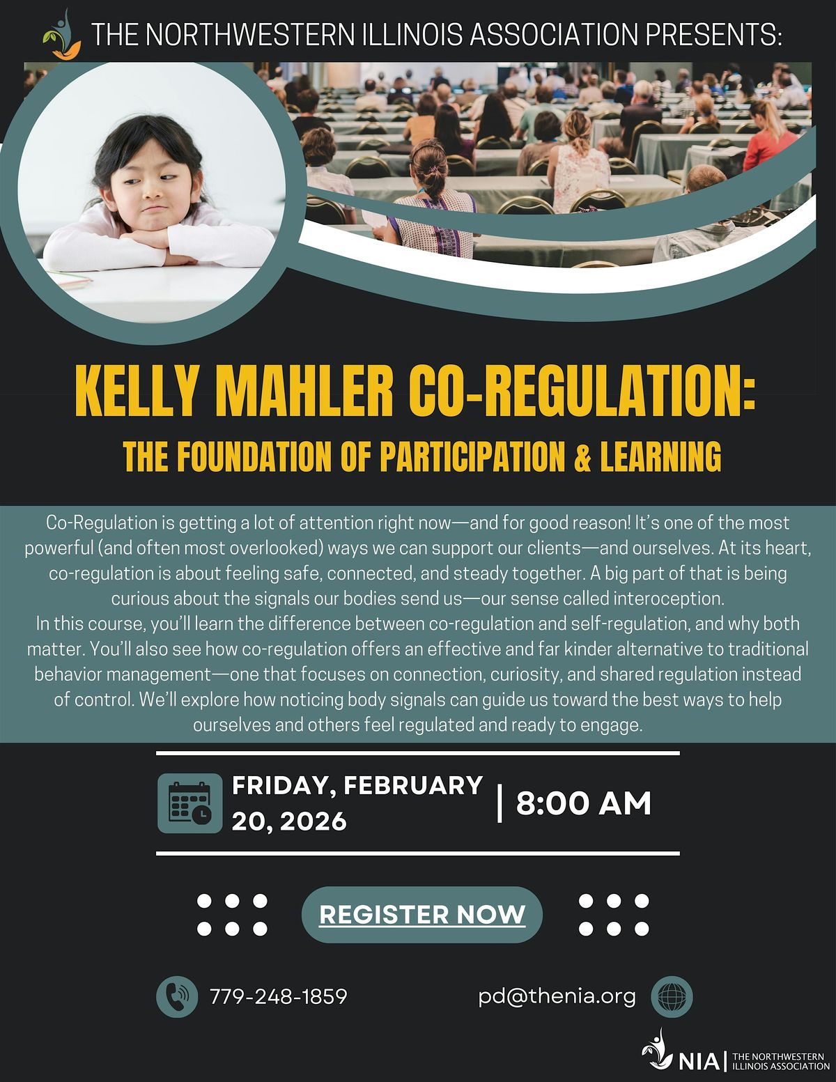Co-Regulation: The Foundation of Participation & Learning, 20 February | Event in Elgin | AllEvents