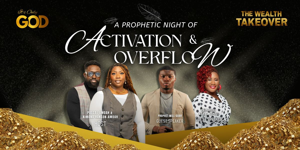 Prophetic Activation & Overflow Night, 12 December | Event in Yonkers | AllEvents