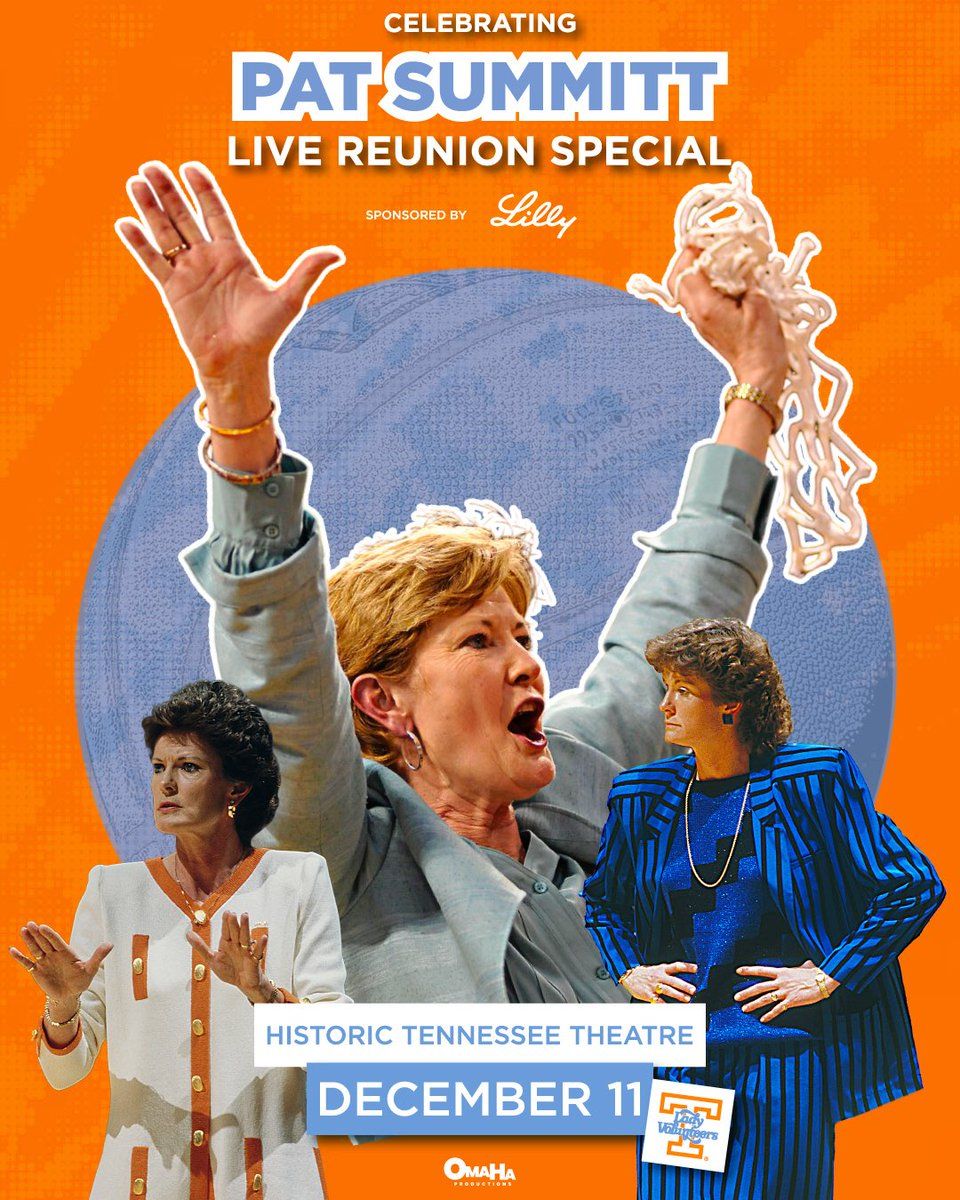 Celebrating Pat Summitt: A Live Reunion Special at Tennessee Theatre, 11 December | Event in Knoxville | AllEvents